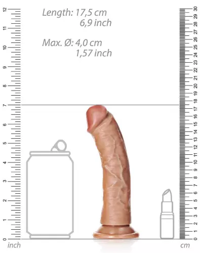 Dildo Little Curved RealRock 15,5 x 3,7 cm Latinos – 6/6