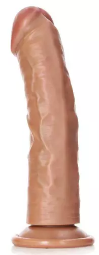 Realistischer Dildo Saugnapf Curved RealRock 20 x 4,6cm Latinos – 1/6