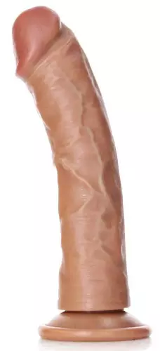 Realistischer Dildo Saugnapf Curved RealRock 20 x 4,6cm Latinos – 4/6