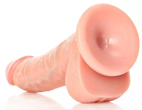 Realistischer Dildo BALLS CURVED RealRock 12,5 x 3,6cm – 5/6