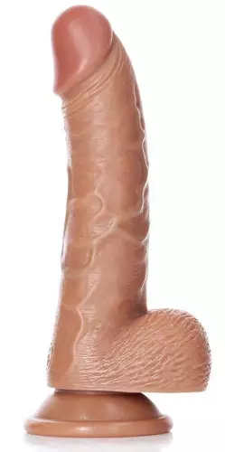 Realistischer Dildo Balls Curved RealRock 12,5 x 3,6cm Latinos – 4/6