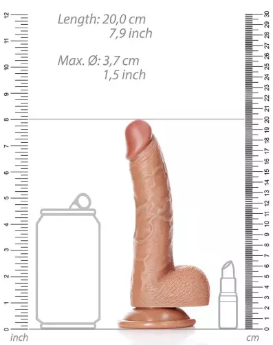 Realistischer Dildo Curved Kurt 15 x 3,7cm Latinos – 6/6