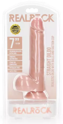 Realistischer Dildo Mini Straight RealRock 14,5 x 3,6cm – 2/6