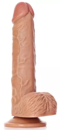 Realistischer Dildo Envy Straight RealRock 17 x 4,4cm Latino – 1/6