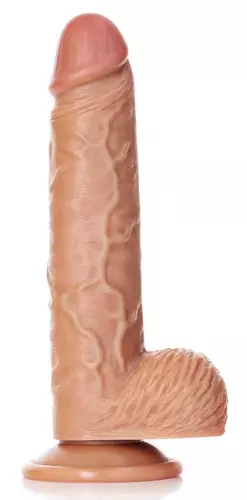 Realistischer Dildo Envy Straight RealRock 17 x 4,4cm Latino – 4/6