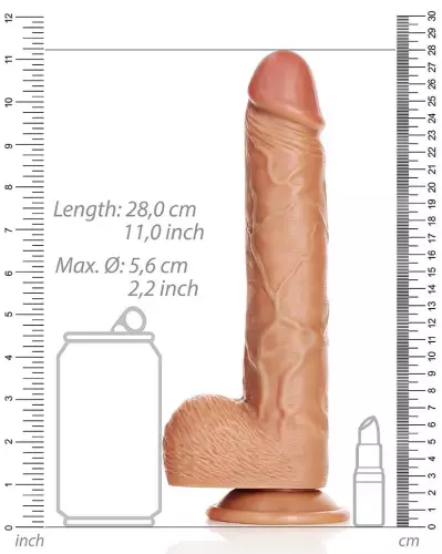 Realistischer Dildo Straight Dildo RealRock 21 x 5,3cm Latino – 6/6