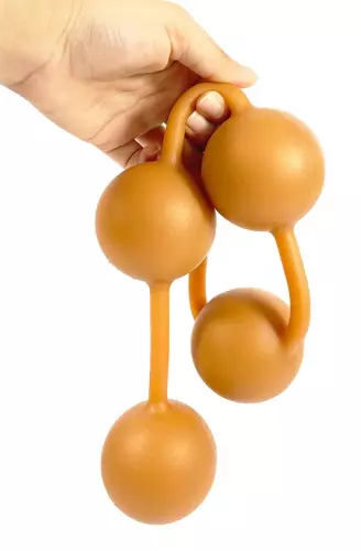 Analkugeln aus Silikon Ass Orange 50 x 5.5cm – 1/7