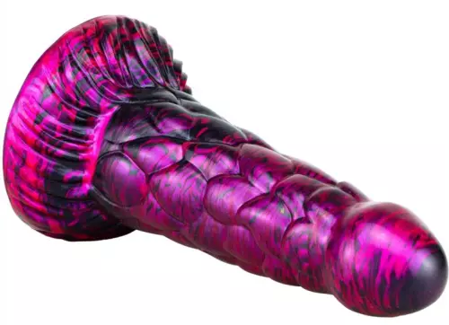 Fantasy-Dildo Cyrix 15.5 x 6cm Violett-Schwarz – 2/3