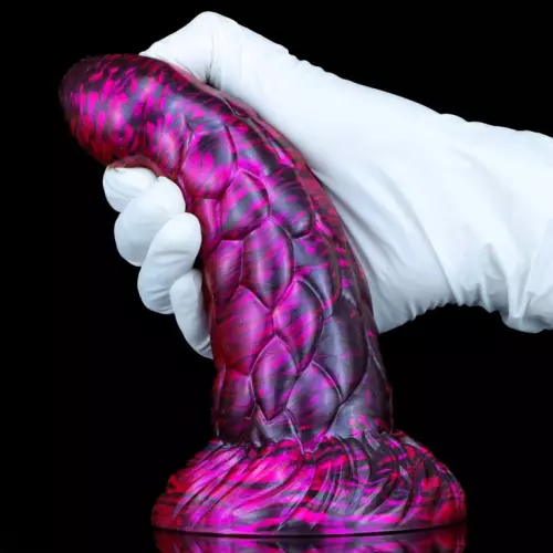 Fantasy-Dildo Cyrix 15.5 x 6cm Violett-Schwarz – 3/3