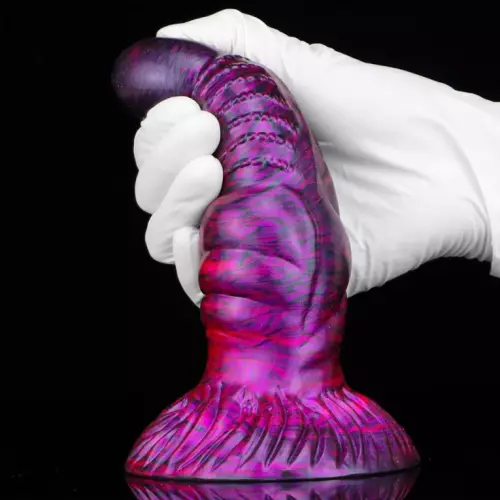 Dildo Fantasy Nirp 15 x 5.3cm Violett-Schwarz – 3/3