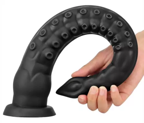 Dildo Oktoop M 43 x 6cm Schwarz – 3/3
