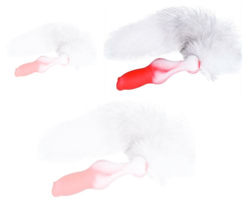 Dog Dick tail plug M 16 x 5cm