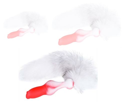 Dog Dick tail plug L 19 x 6.3cm