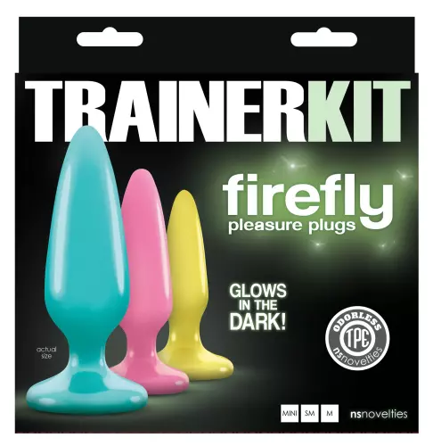 Kit Anale Plugs Phosphoreszierend – 2/3