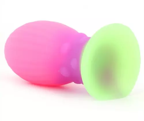 Butt plug Fantasy phosphorescent Lumy Egg 16 x 8cm – 3/7