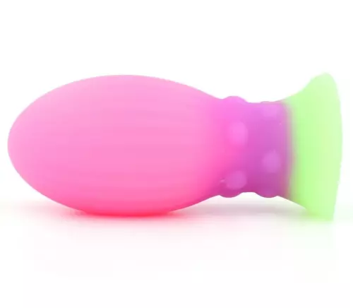 Butt plug Fantasy phosphorescent Lumy Egg 16 x 8cm – 4/7