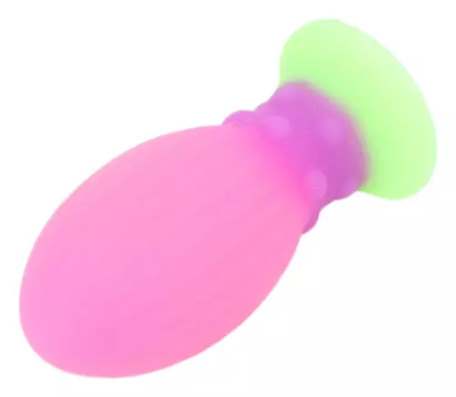 Butt plug Fantasy phosphorescent Lumy Egg 16 x 8cm – 5/7