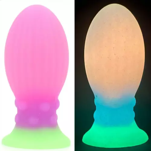 Butt plug Fantasy phosphorescent Lumy Egg 16 x 8cm – 6/7