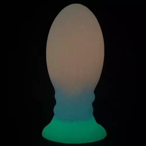 Butt plug Fantasy phosphorescent Lumy Egg 16 x 8cm – 7/7