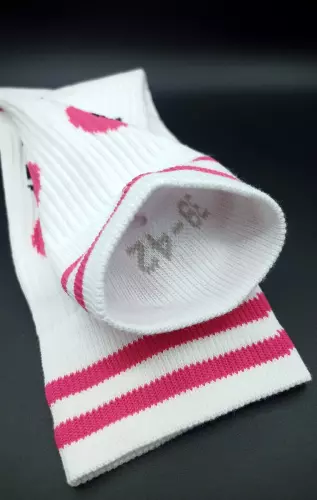 Weiße Socken HORNY PIG Sk8erboy – 9/11