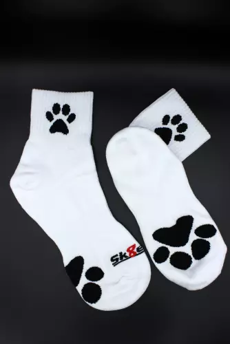 Weiße Socken Puppy Sk8erboy – 15/19