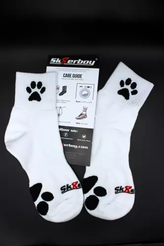 Weiße Socken Puppy Sk8erboy – 17/19