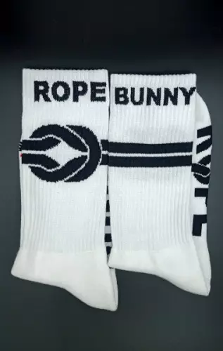 Weiße Socken BUNNY ROPE Sk8erboy – 8/10