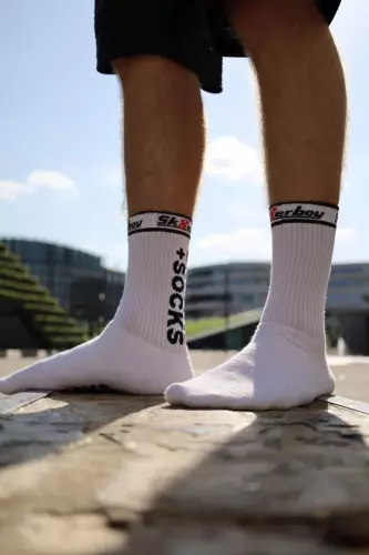 Weiße Socken SNEAKS SOCKS Sk8erboy – 4/14