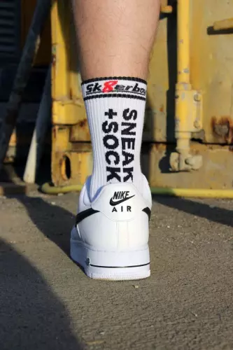 Weiße Socken SNEAKS SOCKS Sk8erboy – 7/14