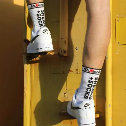 Weiße Socken SNEAKS SOCKS Sk8erboy – 10/14