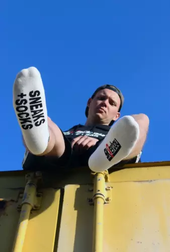 Weiße Socken SNEAKS SOCKS Sk8erboy – 11/14