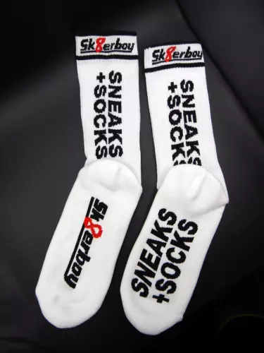 Weiße Socken SNEAKS SOCKS Sk8erboy – 14/14
