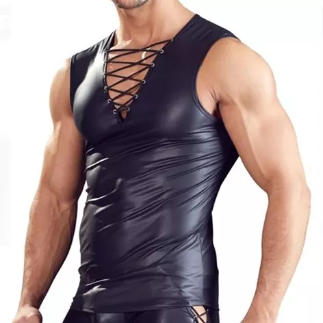 Trägershirt Night Club Lace Schwarz – 2/3