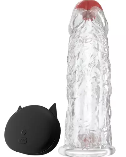 Vibrierende Penishülle Sleeve Cat 14 x 4cm – 3/5