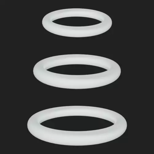 Set von 3 phosphoreszierenden Cockrings Lumiring – 2/3