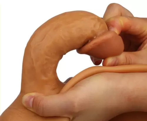 Ganzer Penis-Prothese - Geschlechtsteil 15 x 4cm – 6/8