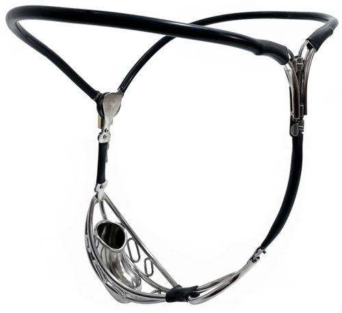 Metal Chastity Cage Halfy 10 x 3.2cm