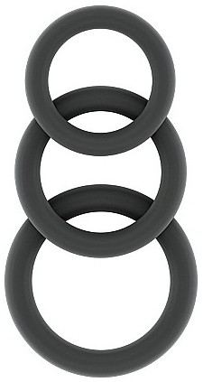 Set 3 Cockrings Silikon Sono n25 Grau