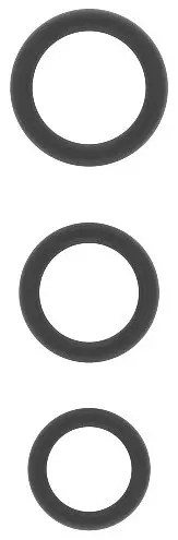 Set 3 Cockrings Silikon Sono n25 Grau – 3/9