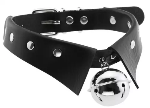 Choker Necklace with Bell Jing Black – 1/3