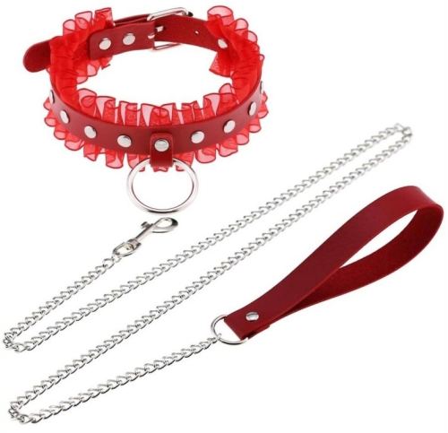 Frany Red Collar