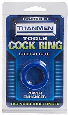 Cockring Stretch Titan 25mm Blau – 2/8