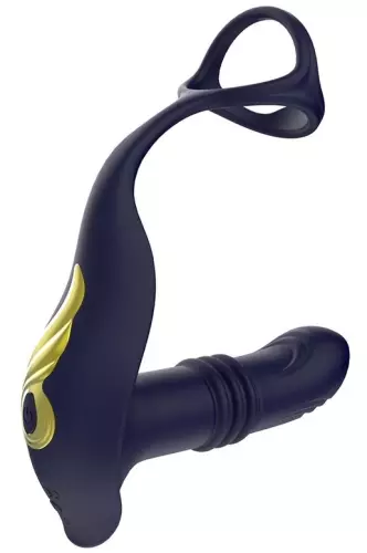 Vibratierender Prostatastimulator mit Thrusting Thrun 12 x 3,2cm – 3/7