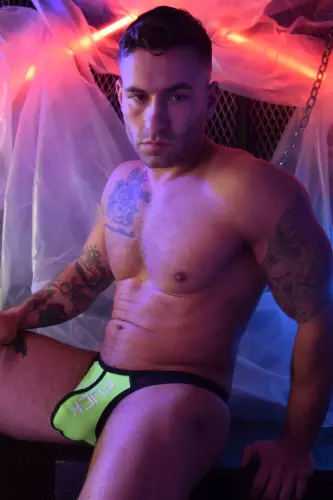 String Hex Thong Neon Grün – 5/8