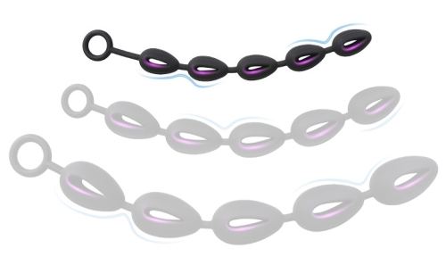 Hollow Out S Anal Beads 33.5 x 2.5cm