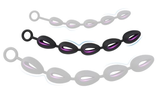 Hollow Out M Anal Beads 39.5 x 3.5cm