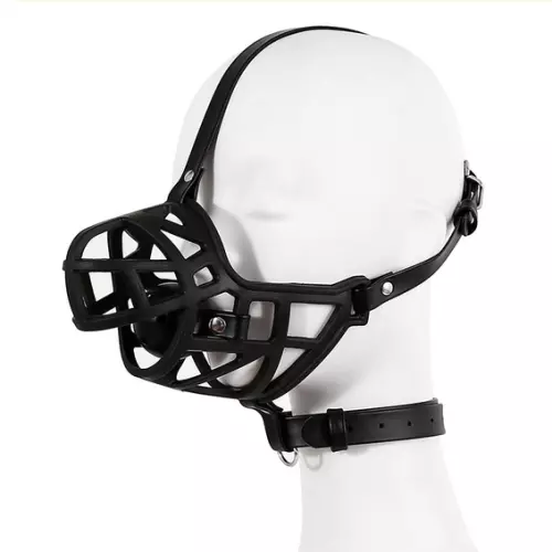 SM Maulkorb MUZZLE STRAP Schwarz – 1/3