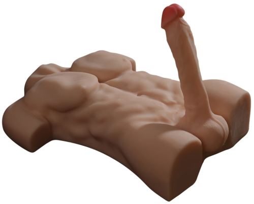 Torso Man Articulated Bust and Penis Masturbator 20cm Sex