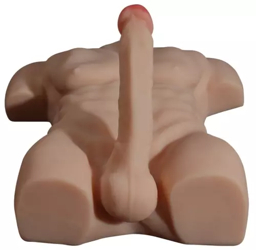 Masturbator Bovenlichaam en Gescharnierde Penis Torso Man Penis van 20cm – 2/3