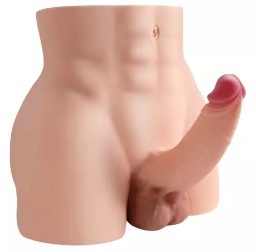 Billen Masturbator met Gescharnierde Penis Dandy Master Penis van 18cm – 3/3